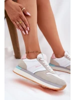 Dámské semišové tenisky Big Star HI-POLY SYSTEM – béžovo-bílé Dámské semišové tenisky Big Star HI-POLY SYSTEM – béžovo-bílé