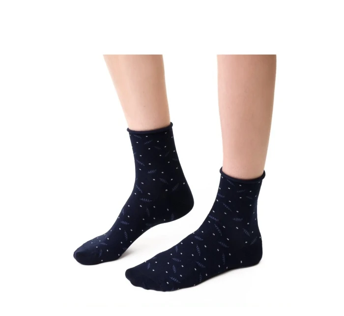 Vzorované netlačící ponožky Steven art.099 35-40