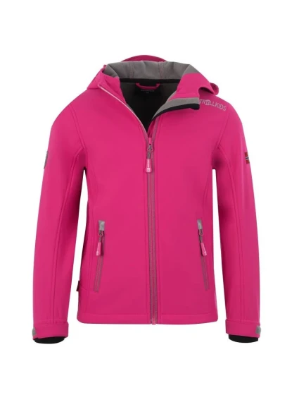 Trollkids Dívčí softshellová bunda Trollfjord Jacket Jr 175-202 Trollkids Dívčí softshellová bunda Trollfjord Jacket Jr 175-202
