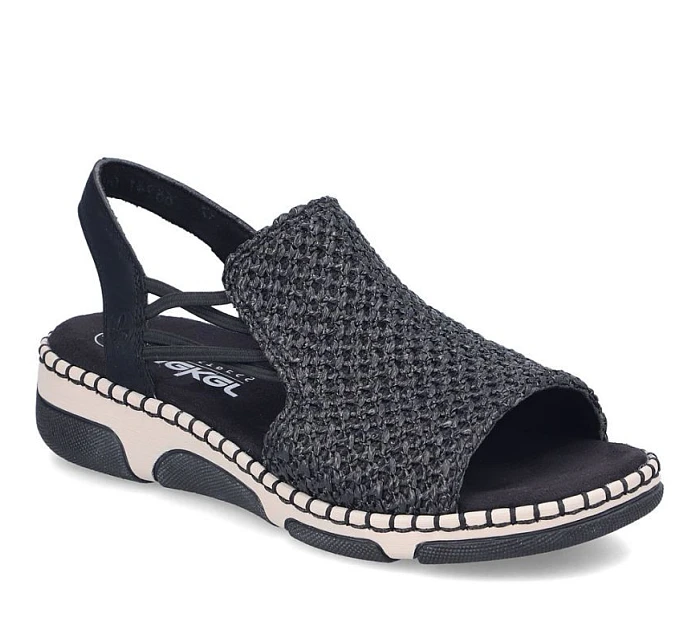 damskie na czarne model 22087025 - Rieker damskie na czarne model 22087025 - Rieker