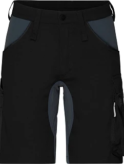 Daiber JN 1811 Pracovní elastické bermudy "Slim Line" 02.1811 black/carbon