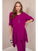 Sada halenky + kalhot s přívěskem švestka