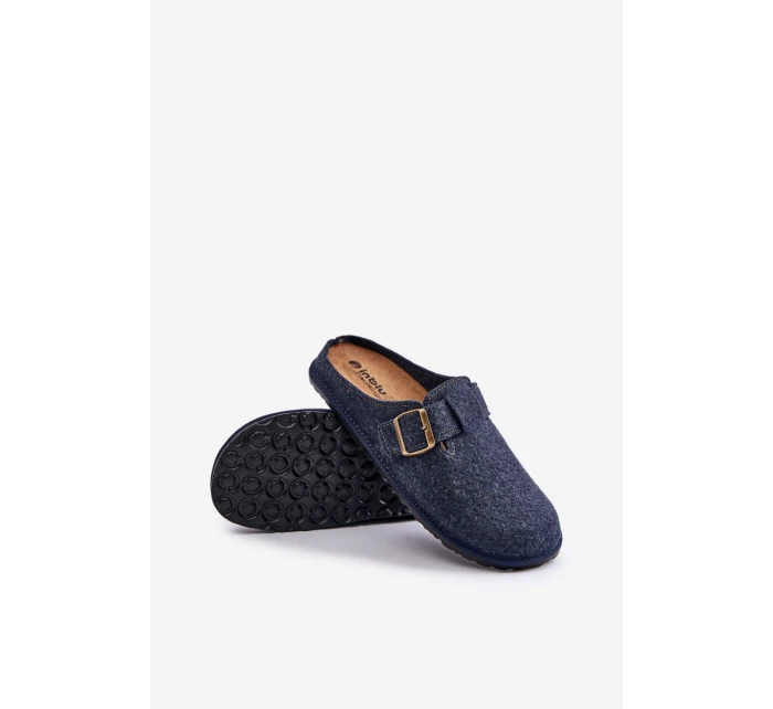 Mužské pantofle  tmavě modré model 21677422 - Inblu