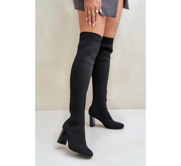 Kozačky Se Na Podpatku Černé model 21679786 - Boto Kozačky Se Na Podpatku Černé model 21679786 - Boto