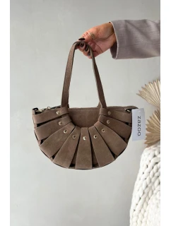 Dámská kabelka z přírodního semiše Marivane – béžová