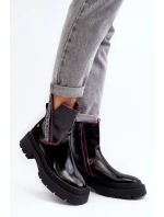 Polobotky na podpatku model 190707 Step in style Polobotky na podpatku model 190707 Step in style