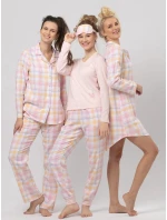 Košile Key LND 486 B24 Flanelová dlouhá/r S-L rozepínací