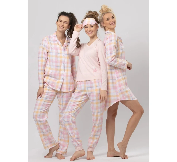 Košile Key LND 486 B24 Flanelová dlouhá/r S-L rozepínací