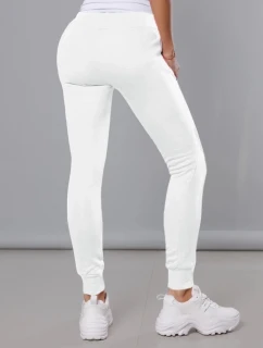 Bílé teplákové kalhoty model 21475474 - J.STYLE