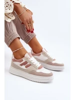 Dámské nízké tenisky béžové model 21651093 - Boto