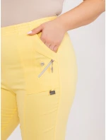 Spodnie AT SP model 19658773 jasny żółty - FPrice Spodnie AT SP model 19658773 jasny żółty - FPrice