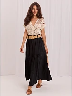 Spódnica MO SD model 22272216 czarny - FPrice Spódnica MO SD model 22272216 czarny - FPrice