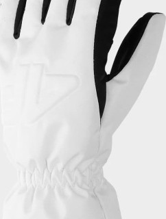Dámské lyžařské rukavice 4F H4Z22-RED001 bílé
