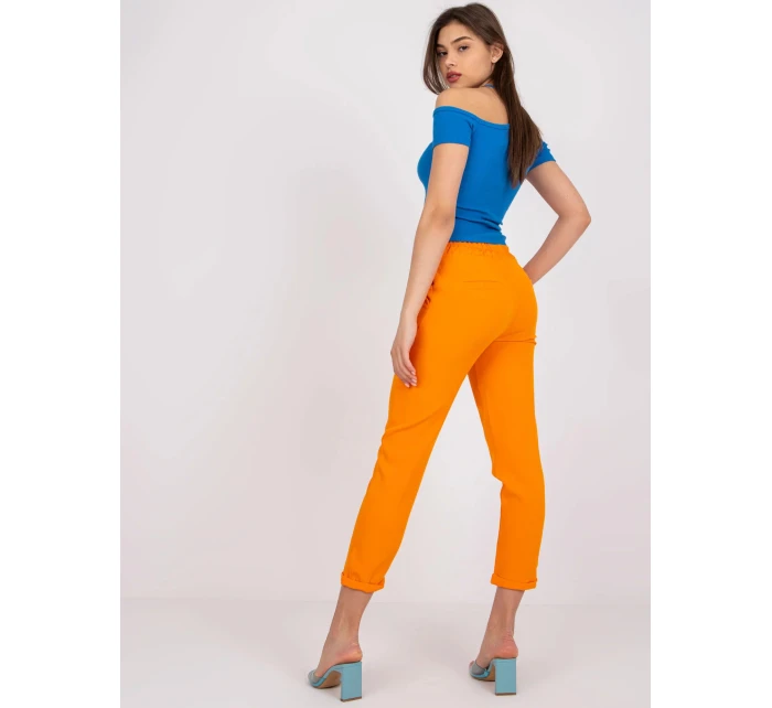 Dámské kalhoty DHJ SP model 18761979 Oranžová - FPrice Dámské kalhoty DHJ SP model 18761979 Oranžová - FPrice