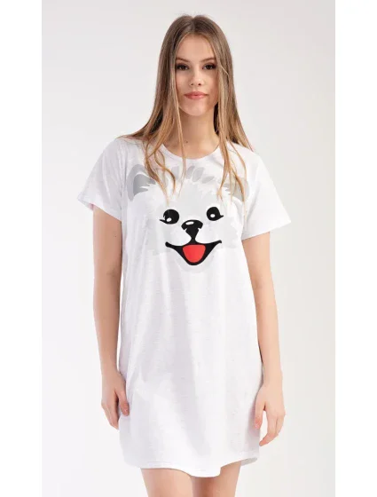 Dámská noční košile s krátkým rukávem model 18905936 - Vienetta