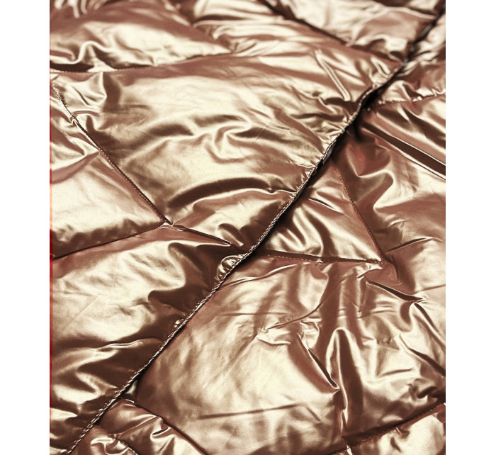 Zlatá dámská bunda s model 15837914 - Ann Gissy