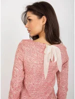 Červená melanžová vlněná halenka Lakerta model 19576753 - Factory Price Červená melanžová vlněná halenka Lakerta model 19576753 - Factory Price