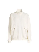 Bluza CASALL Comfy Full Zip Sweater biały Bluza CASALL Comfy Full Zip Sweater biały