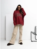 Bluza RV BL model 21777617 bordowy - FPrice Bluza RV BL model 21777617 bordowy - FPrice