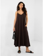 RV SK šaty A1088.29 tmavě hnědé