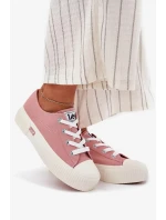 Dámské trampky na platformě LEE ISLA C WOMEN LOW – růžové