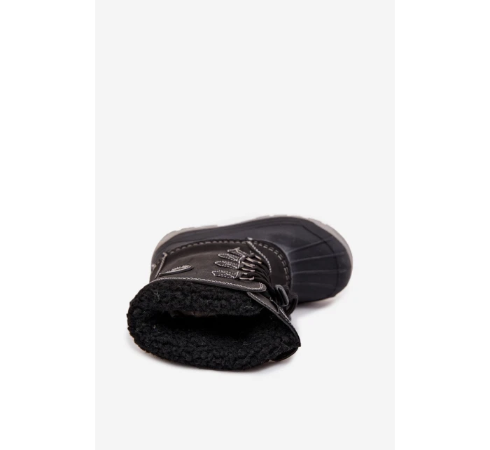 Chlapecké sněhule Lee Cooper – černé Chlapecké sněhule Lee Cooper – černé