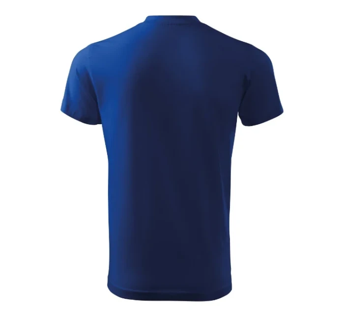 Heavy V-neck tričko unisex královská modrá