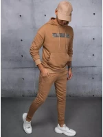 Pánská tepláková souprava velbloudí barvy model 21967483 - Dstreet