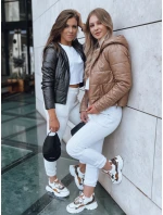 Dámská krátká prošívaná bunda SPORT HEVEN černá FashionStreet TY3710