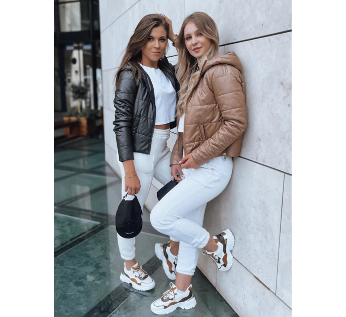 Dámská krátká prošívaná bunda SPORT HEVEN černá FashionStreet TY3710