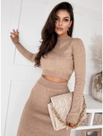 Dámský set 2 v 1 ALLURE camel FashionStreet AY0962 Dámský set 2 v 1 ALLURE camel FashionStreet AY0962