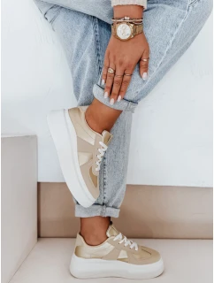 Dámské tenisky na platformě gold model 21991715 - Dstreet