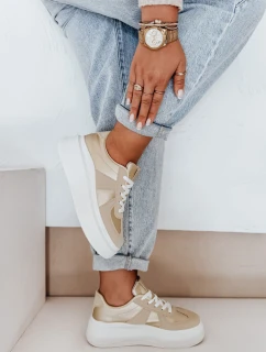 Dámské tenisky na platformě gold model 21991715 - Dstreet