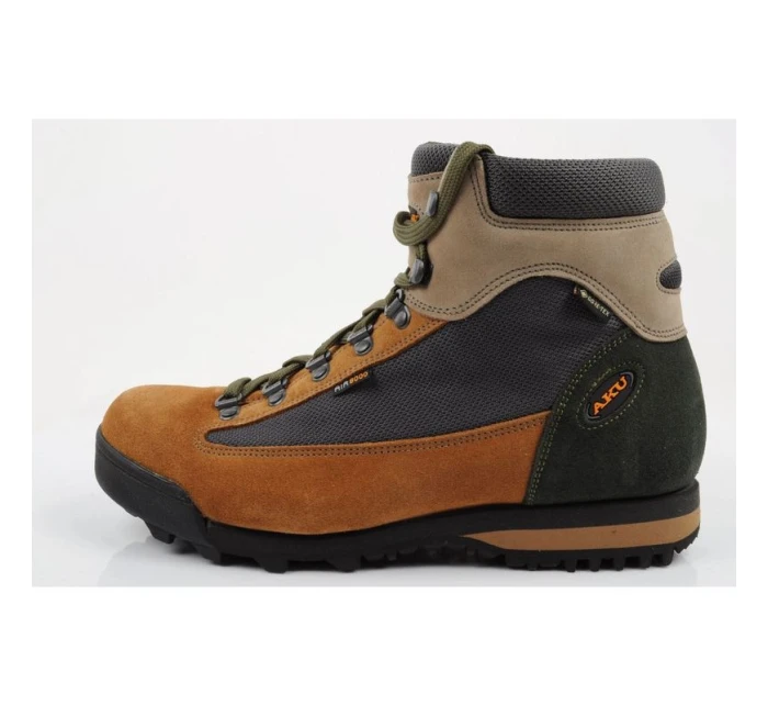 dámská trekingová sportovní obuv model 21940857 GTX kožená kotníková hnědá šedá dámské - Aku
