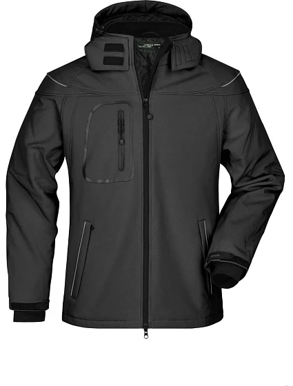 Daiber JN 1000 Pánská 3-vrstvá zimní softshellová bunda 02.1000 black