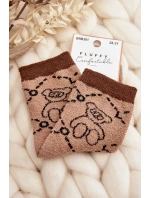 teplé ponožky s hnědé model 21643887 - Aura.via