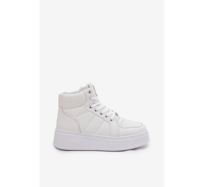 Vysoké dámské tenisky na platformě bílé Tillive Vysoké dámské tenisky na platformě bílé Tillive