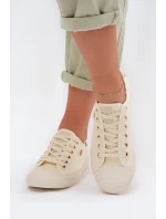 Dámské tenisky Big Star model 22016655 Světle béžové - Big Star Shoes