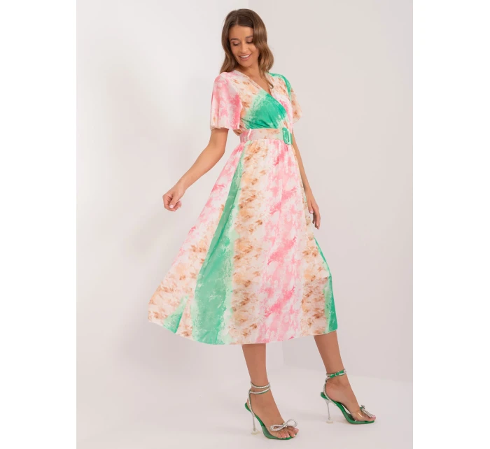 Sukienka DHJ SK  jasny różowy model 20095263 - FPrice