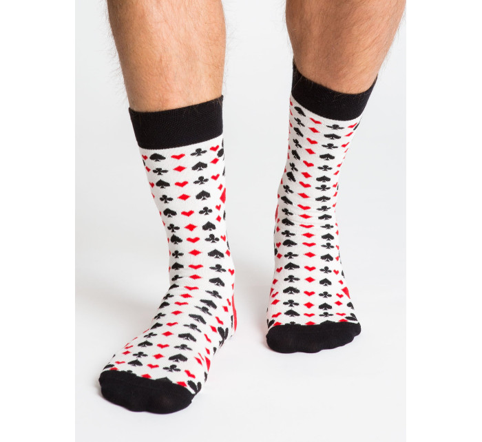 3-balení vzorovaných pánských ponožek