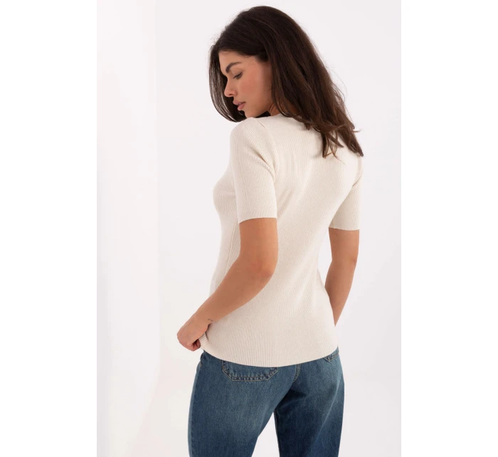 Svetr s krátkým rukávem  model 217605 Factory Price
