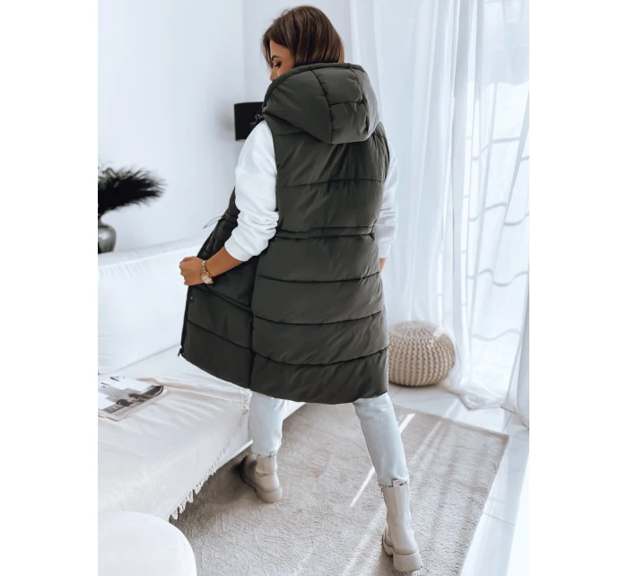 Dámská prošívaná vesta LADISA zelená FashionStreet TY3290