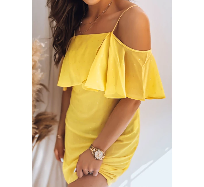 Šaty ALISS žluté FashionStreet EY2293