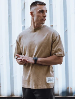 FashionStreet pánské velbloudí tričko RX5513