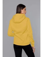Žlutá dámská tepláková mikina model 15817370 - J.STYLE