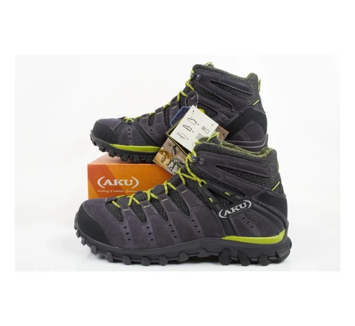 Aku Alterra Gore-tex pánská treková obuv lightweight grey green Aku Alterra Gore-tex pánská treková obuv lightweight grey green