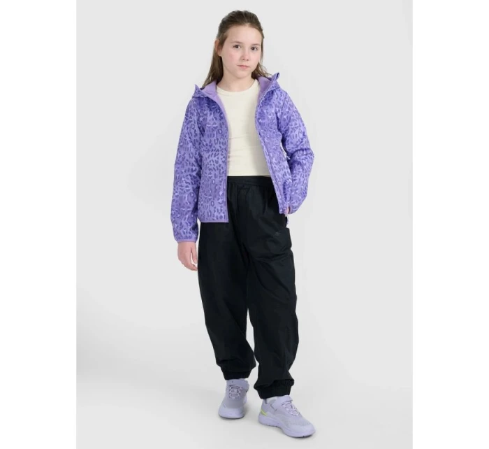 Dívčí větruodolná softshellová bunda s membránou 5000 4F 4FJRAW25TSOFF507-90A Dívčí větruodolná softshellová bunda s membránou 5000 4F 4FJRAW25TSOFF507-90A