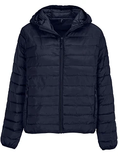 SOL'S Stream Jacket Women Lehká dámská prošívaná bunda s kapucí 25.4445 french navy