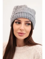 Dámská čepice Amira K359 světlá šedá