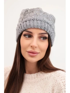 Dámská čepice Amira K359 světlá šedá
